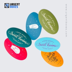 personalized oval stickers