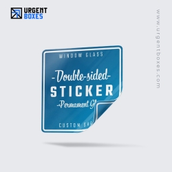 double side printed sticker