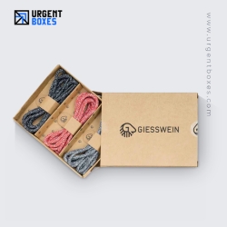 Kraft box for shoelaces