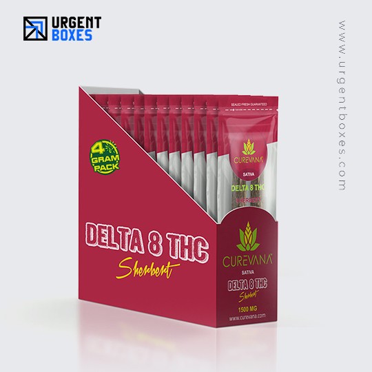 Delta 8 pre roll packaging box
