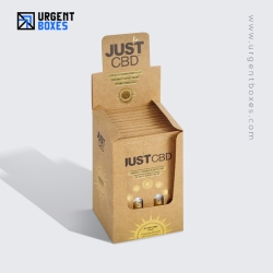 Kraft Display Boxes for CBD