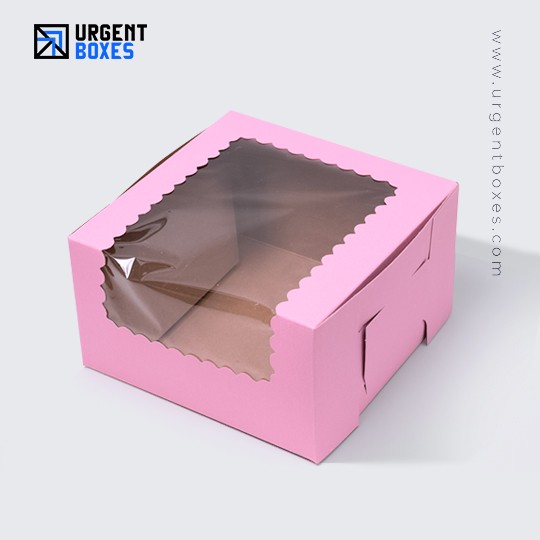 mini pink bakery boxes