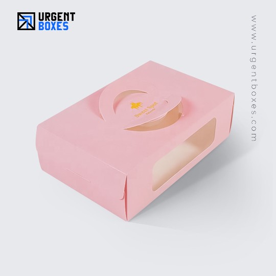 pink bakery packaging