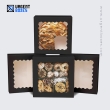 Custom Black Bakery Boxes with Window