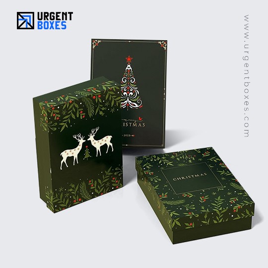 Eco-friendly Christmas Gift Boxes with Lids