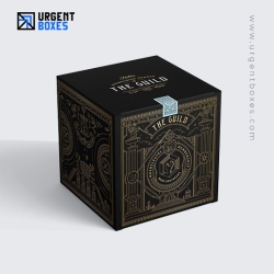 Custom Black Gold Foil Box
