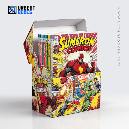 comic book storage box packaging