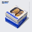 printed cookie box with transparent window