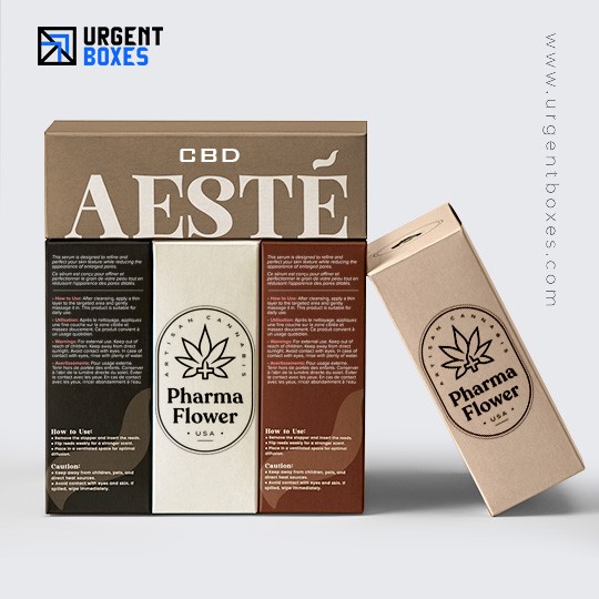 custom branded cbd serum box