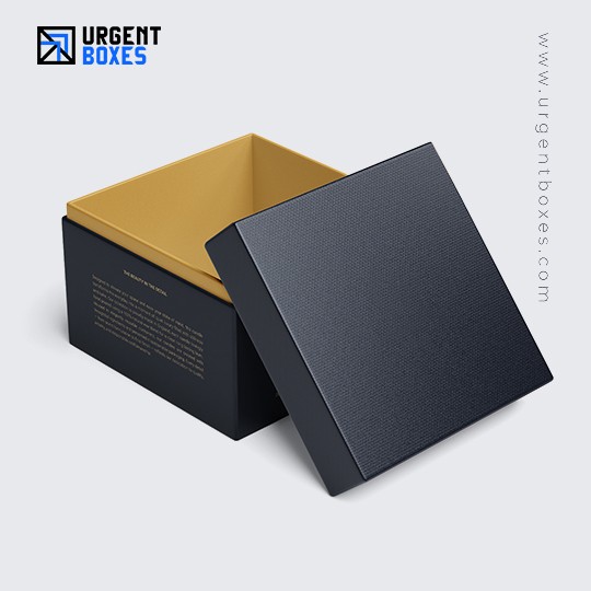 custom rigid boxes lid and base