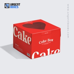 Printed cake boxes with logo