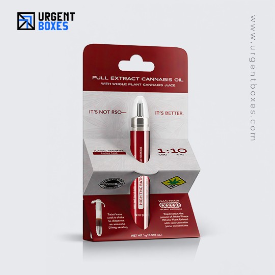 CBD syringe blister packaging
