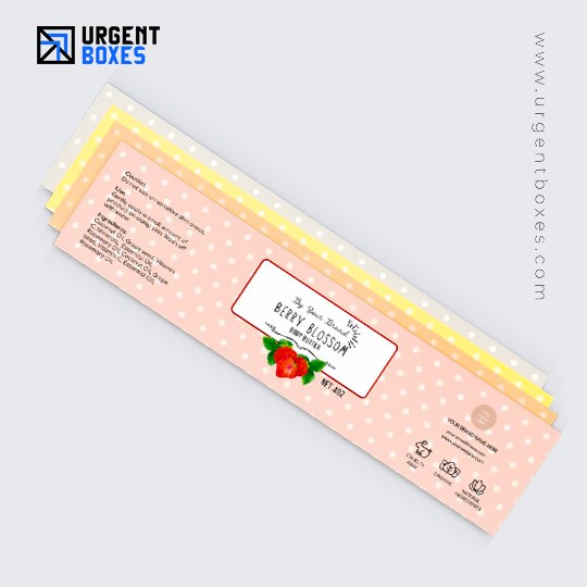 Cosmetic body butter labels