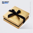 personalized chocolate gift box with ribbons