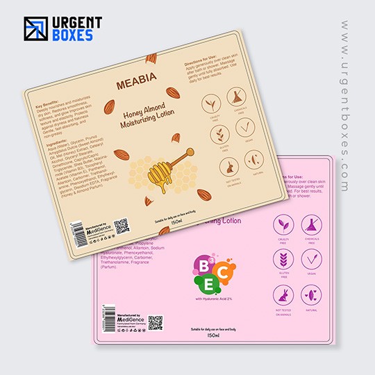 eco-friendly lotion labels for small businesses