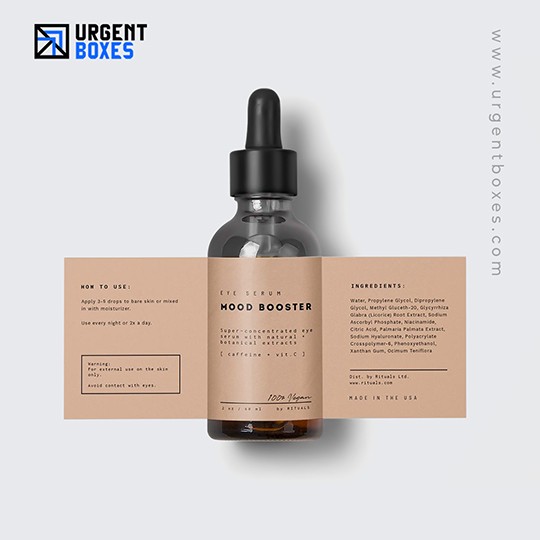 custom non-glossy packaging labels