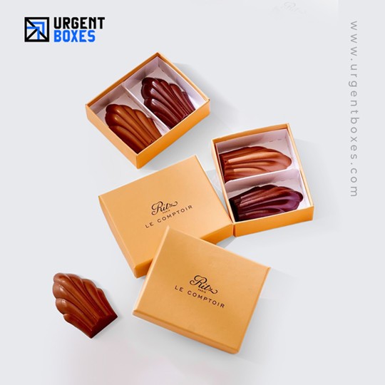 custom boxes for madeleines and desserts