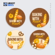 custom bakery sticker labels