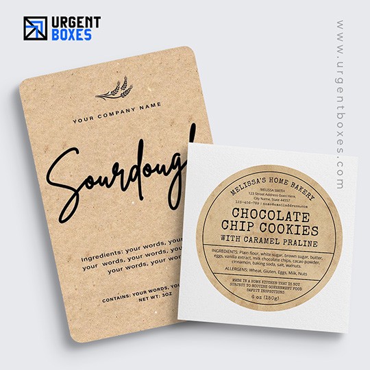 cookie packaging labels & stickers