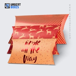 pillow style packaging boxes for apparel