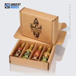 custom hot sauce boxes with dividers