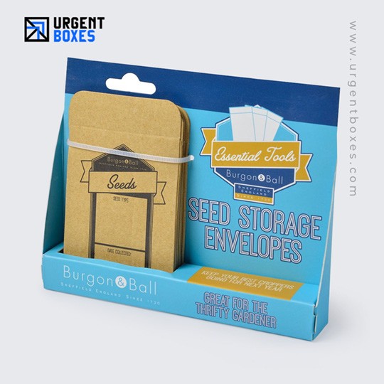 custom seed packets display box