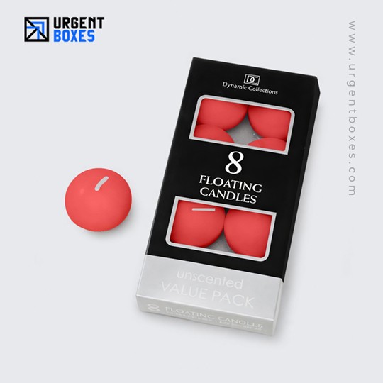 die cut floating candle packaging
