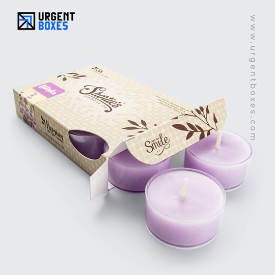 tuck-end tealight candle boxes