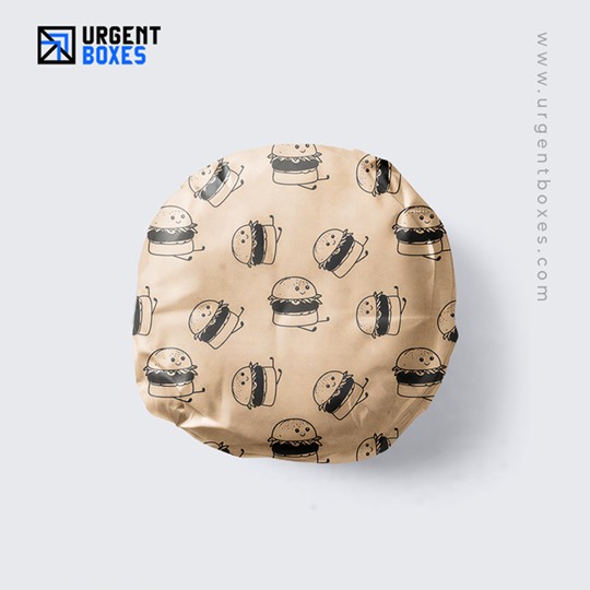 custom burger wrapping paper