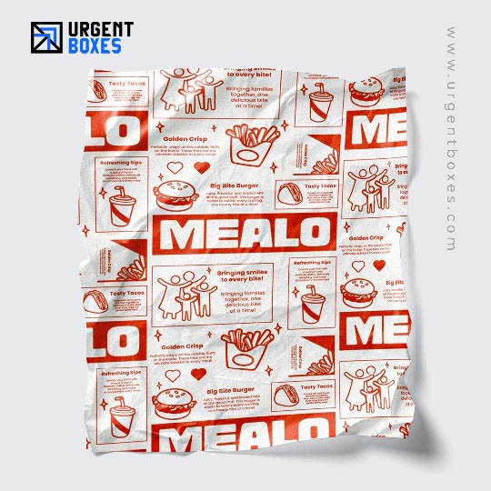 printed burger paper