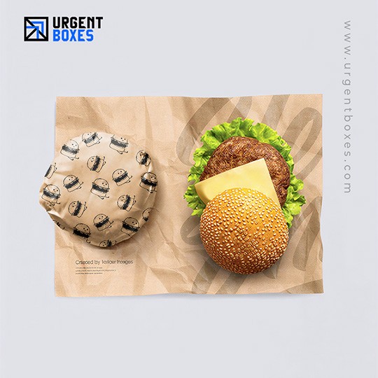 custom burger paper