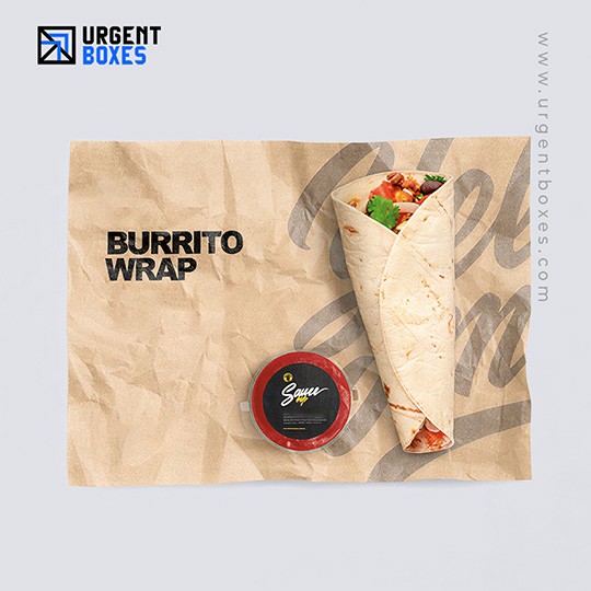 custom burrito wrapping papper