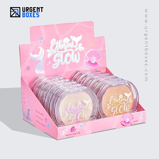 cardboard bronzer display boxes