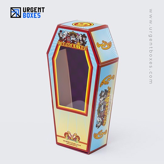 coffin-shaped gift boxes