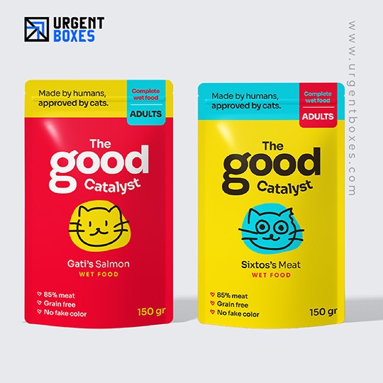cat food packaging boxes