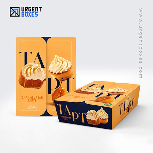 cardboard printed tart box packaging