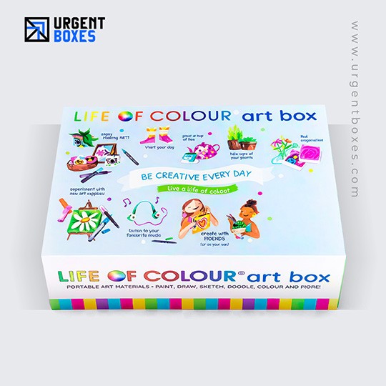 custom printed art boxes