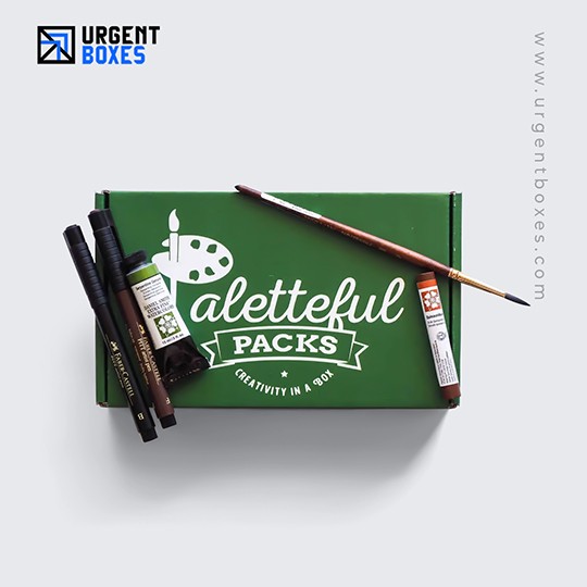 branded art subscription packaging