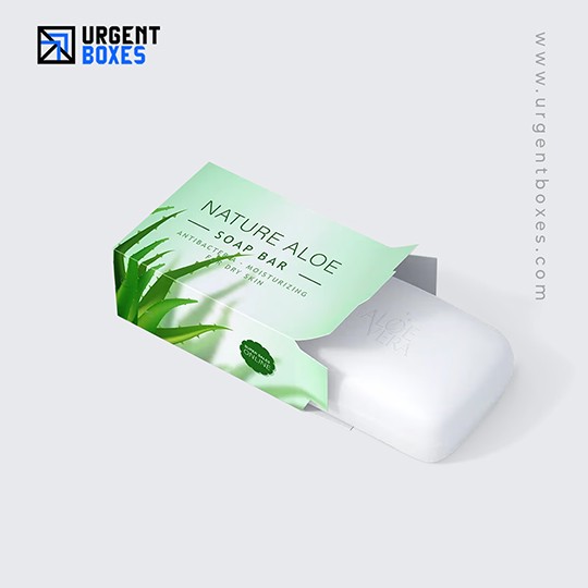 custom aloe vera soap packaging box