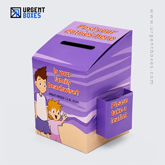 ballot boxes with slot and lock