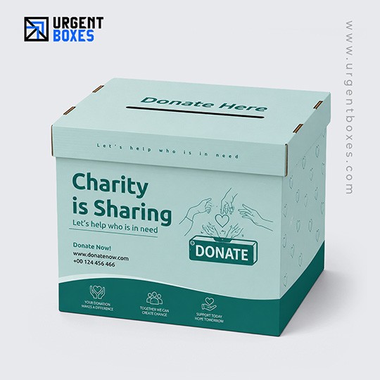 charity collection packaging boxes