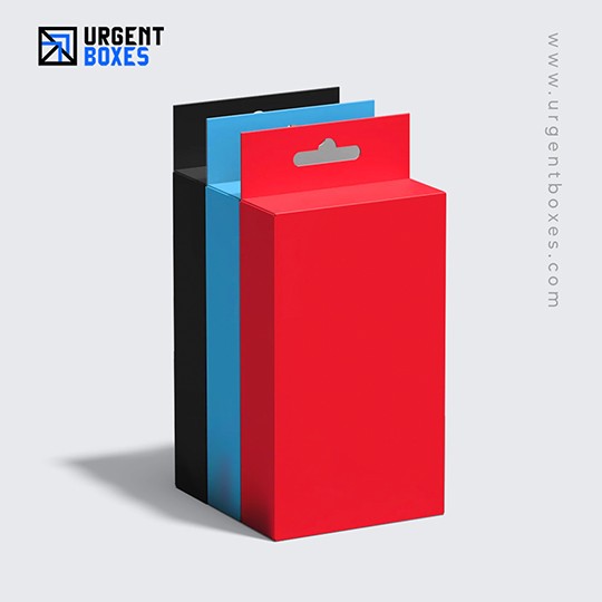 wholesale single color hang tab boxes