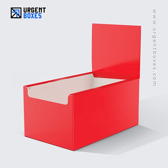custom single color display  boxes