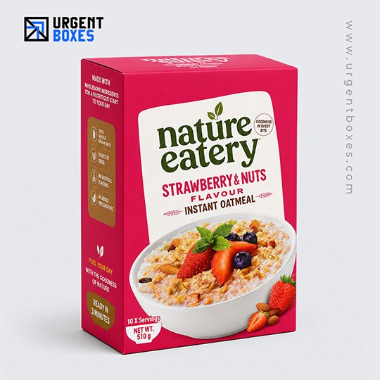 Custom Oatmeal Boxes