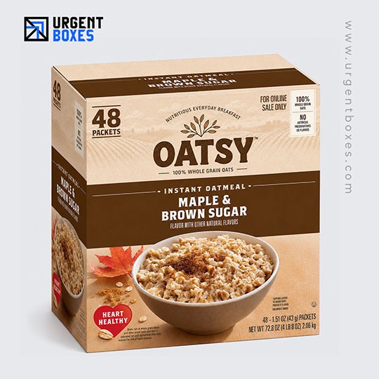 Cardboard Oatmeal Boxes