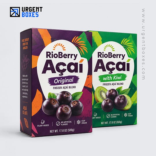acai food packaging boxes