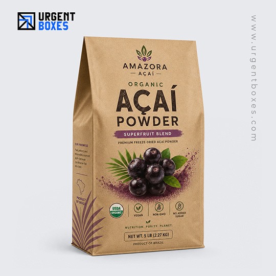acai product packaging
