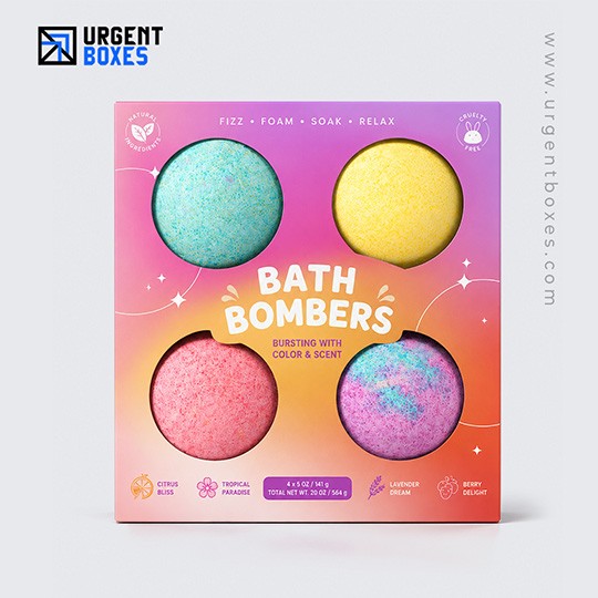 bath bomb boxes with window
