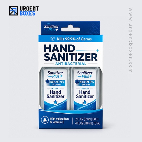 sanitizer hang tab boxes