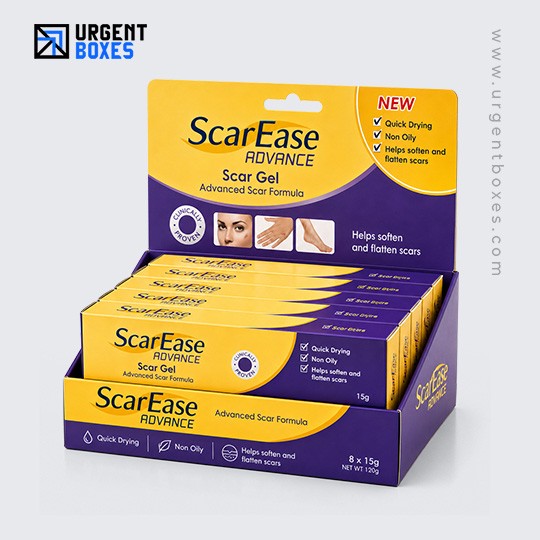 scar gel display box packaging